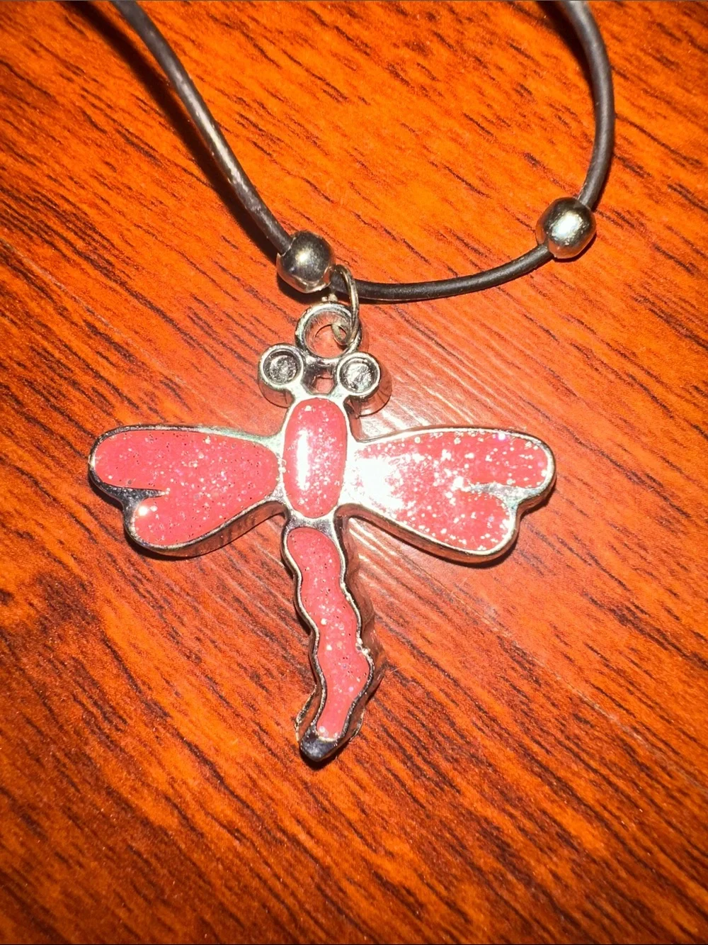 Pink Dragonfly Pendant Necklace - child Accessories